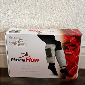 Plasma Flow Manamed Thrombosis DVT Prevention & Charger NEW NEVER USED  #PF0001